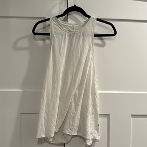 Lululemon White Running Tank - Fits size small - medium